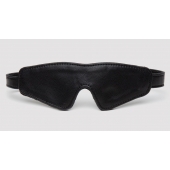 Черная плотная маска на глаза Bound to You Faux Leather Blindfold - Fifty Shades of Grey - купить с доставкой в Кургане