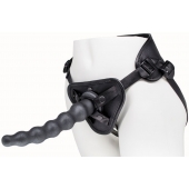Пояс харнесс BEST UNI strap с 2 насадками - 18 и 22 см. - LOVETOY (А-Полимер) - купить с доставкой в Кургане