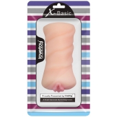 Телесный мастурбатор-вагина X-Basic Pocket Pussy без вибрации - Lovetoy - в Кургане купить с доставкой