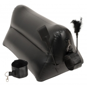 Надувная любовная подушка Portable Triangle Cushion с аксессуарами - Orion - купить с доставкой в Кургане