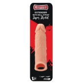 Телесная насадка EXTENDER WITH BALL STRAP 6.5 - 17 см. - Dream Toys - в Кургане купить с доставкой