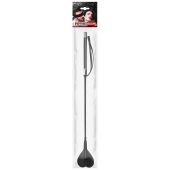 Черный стек с наконечником-сердечком - 54 см. - Notabu - купить с доставкой в Кургане