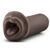 Коричневый мастурбатор-ротик Naughty Nicole - Blush Novelties - в Кургане купить с доставкой