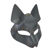 Серая маска Wolf с клепками - Sitabella - купить с доставкой в Кургане