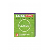 Гладкие презервативы LUXE Royal Classic - 3 шт. - Luxe - купить с доставкой в Кургане