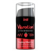 Жидкий интимный гель с эффектом вибрации Vibration! Strawberry - 15 мл. - INTT - купить с доставкой в Кургане