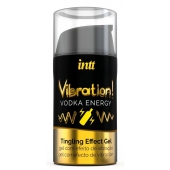 Жидкий интимный гель с эффектом вибрации Vibration! Vodka Energy - 15 мл. - INTT - купить с доставкой в Кургане