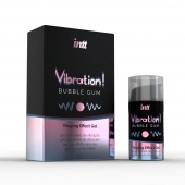Жидкий интимный гель с эффектом вибрации Vibration! Bubble Gum - 15 мл. - INTT - купить с доставкой в Кургане
