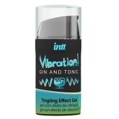 Жидкий интимный гель с эффектом вибрации Vibration! Gin   Tonic - 15 мл. - INTT - купить с доставкой в Кургане