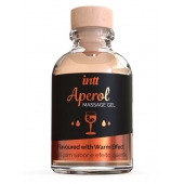 Массажный гель с согревающим эффектом Aperol - 30 мл. - INTT - купить с доставкой в Кургане