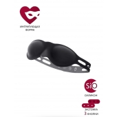 Черная плотная силиконовая маска - ToyFa - купить с доставкой в Кургане