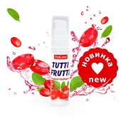Гель-смазка Tutti-frutti со вкусом барбариса - 30 гр. - Биоритм - купить с доставкой в Кургане