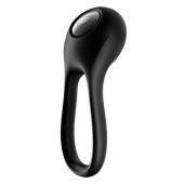 Черное эрекционное виброкольцо Majestic Duo - Satisfyer - в Кургане купить с доставкой
