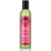 Массажное масло Naturals Strawberry Dreams с ароматом клубники - 236 мл. - Kama Sutra - купить с доставкой в Кургане