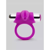 Лиловое виброкольцо с пультом ДУ Remote Control Cock Ring - Happy Rabbit - в Кургане купить с доставкой