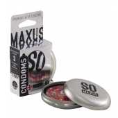 Экстремально тонкие презервативы в железном кейсе MAXUS Extreme Thin - 3 шт. - Maxus - купить с доставкой в Кургане