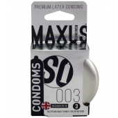 Экстремально тонкие презервативы в железном кейсе MAXUS Extreme Thin - 3 шт. - Maxus - купить с доставкой в Кургане