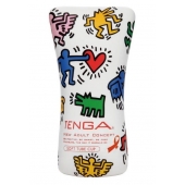 Мастурбатор-туба Keith Haring Soft Tube CUP - Tenga - в Кургане купить с доставкой