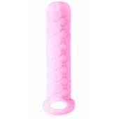 Розовый фаллоудлинитель Homme Long - 13,5 см. - Lola Games - в Кургане купить с доставкой