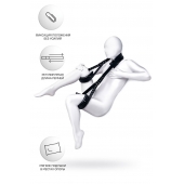 Черные кожаные стропы для фиксации Anonymo - ToyFa - купить с доставкой в Кургане