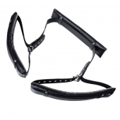 Черные кожаные стропы для фиксации Anonymo - ToyFa - купить с доставкой в Кургане