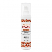 Разогревающее массажное масло Gourmet White Peach Organic с органическими ингредиентами - 50 мл. - Exsens - купить с доставкой в Кургане