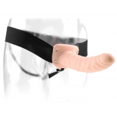 Полый страпон 8  Hollow Strap-On телесного цвета - 19 см. - Pipedream - купить с доставкой в Кургане