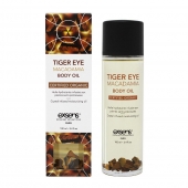 Органическое массажное масло TIGER EYE MACADAMIA - 100 мл. - Exsens - купить с доставкой в Кургане