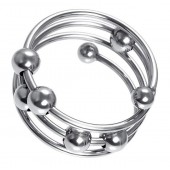 Большое металлическое кольцо под головку пениса - ToyFa - купить с доставкой в Кургане