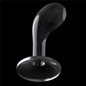 Прозрачный стимулятор простаты Flawless Clear Prostate Plug - 15 см. - Lovetoy - в Кургане купить с доставкой