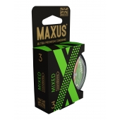 Презервативы в пластиковом кейсе MAXUS AIR Mixed - 3 шт. - Maxus - купить с доставкой в Кургане