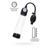 Прозрачная механическая помпа Roald с манометром - Sexus - в Кургане купить с доставкой