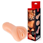 Телесный реалистичный мастурбатор в виде вагины - Bior toys - в Кургане купить с доставкой