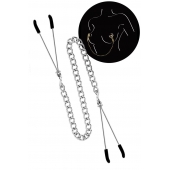 Регулируемые зажимы для сосков Sweet Caress Nipple Chain - Sweet Caress - купить с доставкой в Кургане