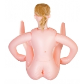 Надувная секс-кукла с реалистичной головой и поднятыми ножками - ToyFa - в Кургане купить с доставкой