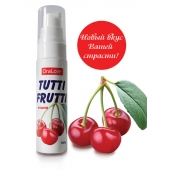 Гель-смазка Tutti-frutti с вишнёвым вкусом - 30 гр. - Биоритм - купить с доставкой в Кургане