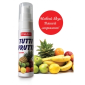 Гель-смазка Tutti-frutti со вкусом тропических фруктов - 30 гр. - Биоритм - купить с доставкой в Кургане