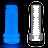Светящийся в темноте мастурбатор Lumino Play Masturbator Ribbed - Lovetoy - в Кургане купить с доставкой