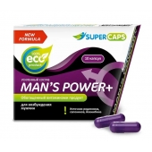 Возбуждающее средство для мужчин Mans Power plus - 10 капсул (0,35 гр.) +1 в подарок - SuperCaps - купить с доставкой в Кургане