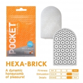 Карманный мастурбатор HEXA-BRICK - Tenga - в Кургане купить с доставкой