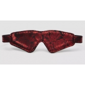 Двусторонняя красно-черная маска на глаза Reversible Faux Leather Blindfold - Fifty Shades of Grey - купить с доставкой в Кургане