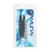 Дымчатая стимулирующая насадка с закрытой головкой SAMURAI PENIS SLEEVE BLACK - 14,5 см. - NMC - в Кургане купить с доставкой