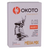 Набор из 4 презервативов OKOTO MegaMIX - Sitabella - купить с доставкой в Кургане