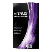 Презервативы с утолщённой стенкой VITALIS PREMIUM strong - 12 шт. - Vitalis - купить с доставкой в Кургане