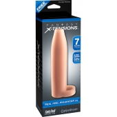 Телесная насадка Real Feel Enhancer XL - 17 см. - Pipedream - в Кургане купить с доставкой