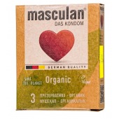 Экологически чистые презервативы Masculan Organic - 3 шт. - Masculan - купить с доставкой в Кургане