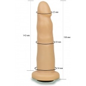 Телесная насадка Harness - 15,8 см. - LOVETOY (А-Полимер) - купить с доставкой в Кургане