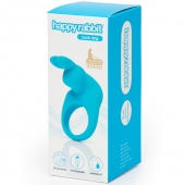 Голубое эрекционное виброкольцо Happy Rabbit Rechargeable Rabbit Cock Ring - Happy Rabbit - в Кургане купить с доставкой