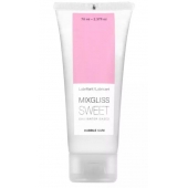 Смазка на водной основе Mixgliss Sweet с ароматом бабл-гам - 70 мл. - Mixgliss - купить с доставкой в Кургане