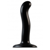Черный фаллоимитатор-насадка Strap-On-Me P G spot Dildo size S - 16,4 см. - Strap-on-me - купить с доставкой в Кургане